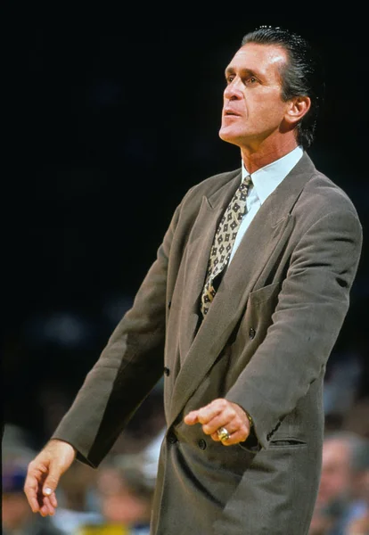 Pat Riley dei Los Angeles Lakers — Foto Stock