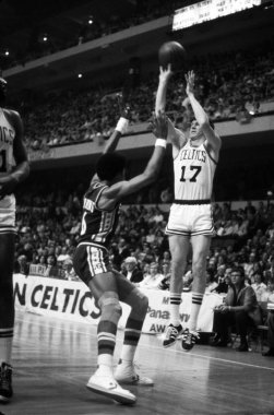 John Havlicek Boston Celtics vs Julius Erving Philadelphia 76ers