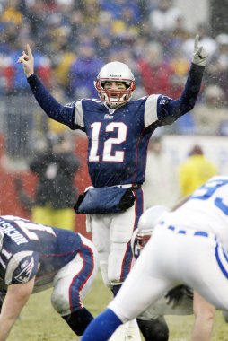 Tom Brady New England Patriots  clipart