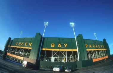  Lambeau Field Home Of The Green Bay Packers. clipart