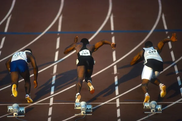 Leichtathletik-Start. — Stockfoto