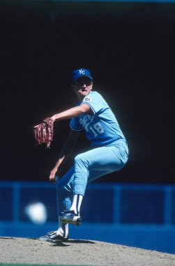  Bret Saberhagan Kansas City Royals sürahi 