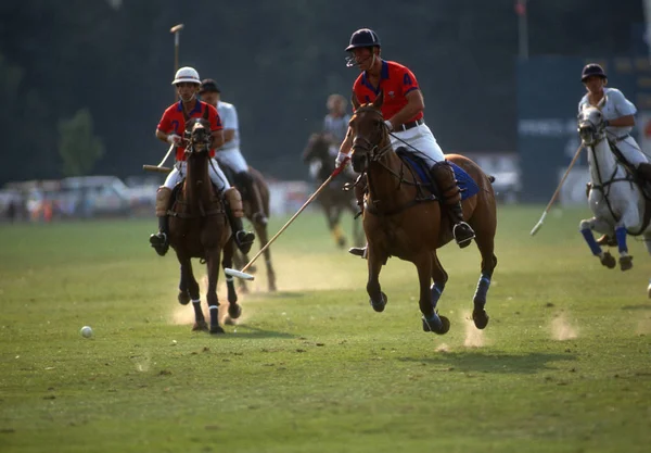 Príncipe Charles a jogar pólo — Fotografia de Stock