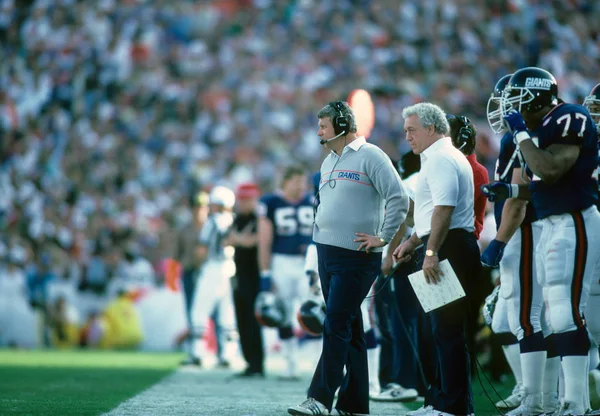 Bill Parcells Entrenador Los New York Giants Super Bowl Xxi — Foto de Stock