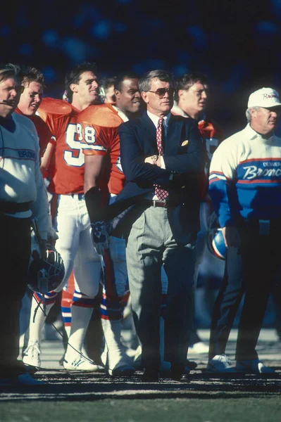 Dan Reeves Hlavní Trenér Denver Bronco — Stock fotografie