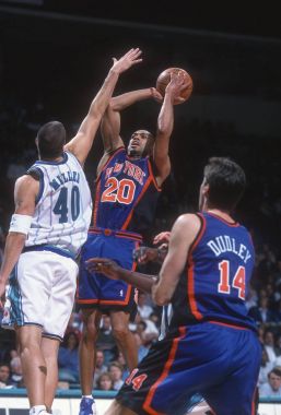 New York Knicks Manhattan'ın Allan Houston