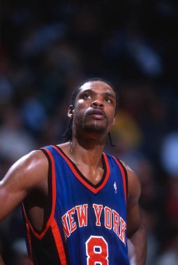  Latrell Sprewell of the New York Knicks clipart