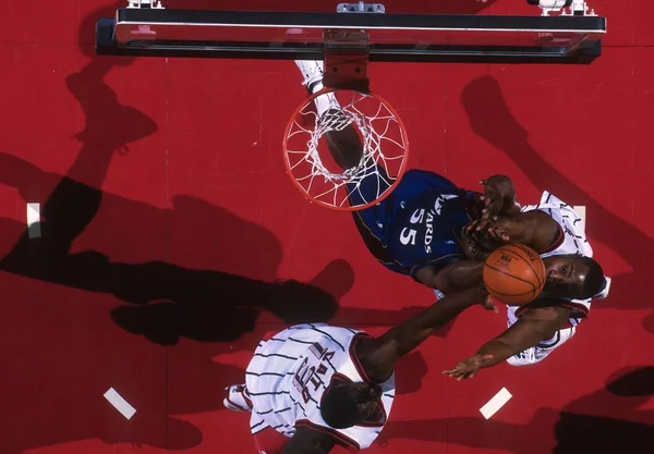 NBA basketbol oyun aksiyon havai görünümü