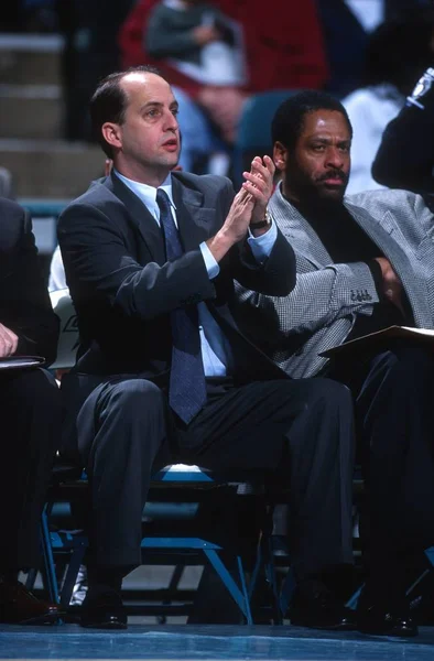 Jeff Van Gundy Allenatore Dei New York Knicks — Foto Stock