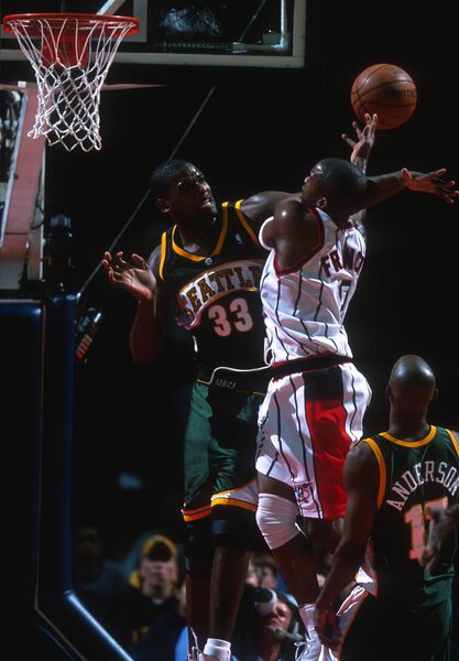 Jerome James of the Seattle Super Sonics