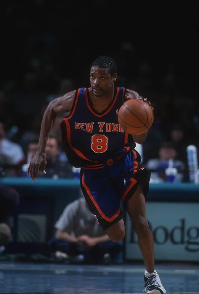 Latrell Sprewell Dei New York Knicks — Foto Stock