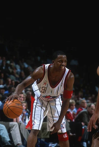 Steve Francis Dos Houston Rockets — Fotografia de Stock