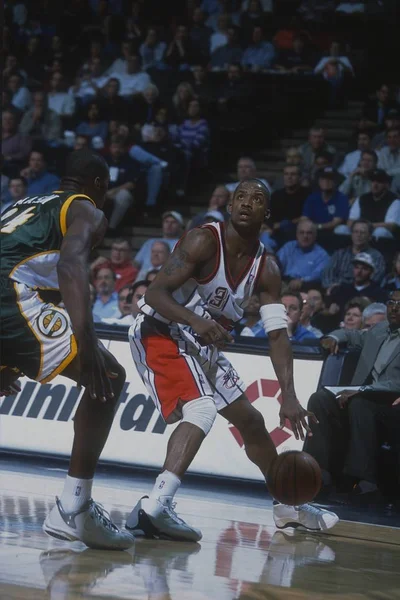 Steve Francis Dos Houston Rockets — Fotografia de Stock