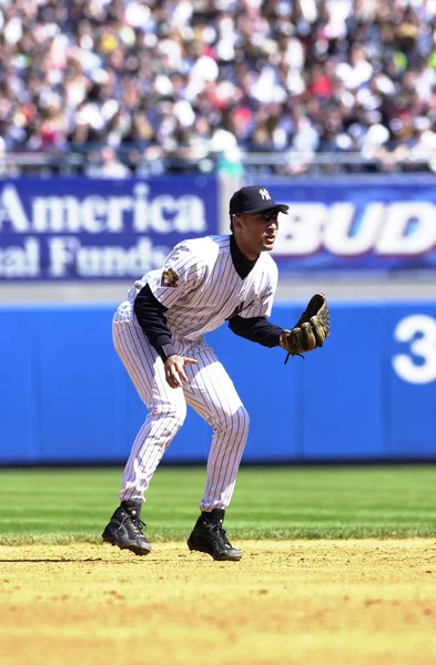 Derek Jeter Los Yankees Nueva York — Foto de Stock