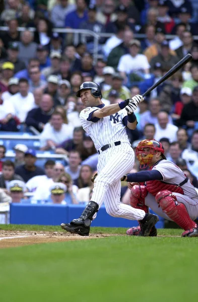 Derek Jeter Dos New York Yankees — Fotografia de Stock