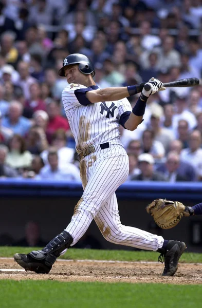 Derek Jeter Dos New York Yankees — Fotografia de Stock