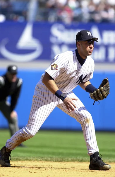 Derek Jeter Los Yankees Nueva York — Foto de Stock