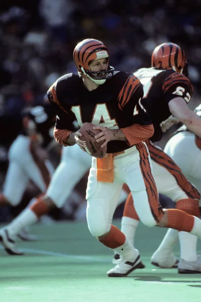 Ken Anderson Quarterback Voor Cincinnati Bengals Spelactie — Stockfoto