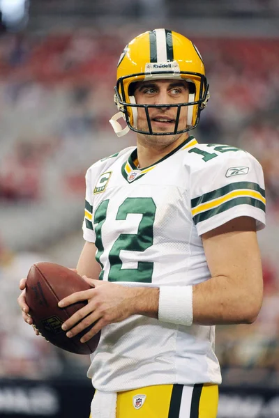 Aaron Rodgers Quarterback voor de Greenbay Packers. — Stockfoto