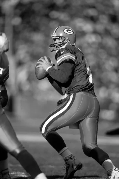 Brett Farve Quarterback Para Los Green Bay Packers — Foto de Stock