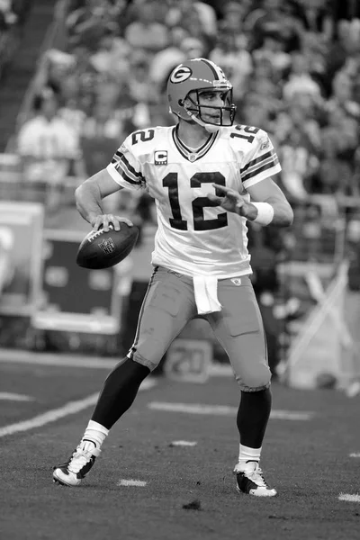 Aaron Rodgers pasa por cuatro touchdowns en el Wildcard de la NFL de hoy — Foto de Stock