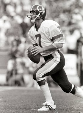  Washington Redskins oyun eylem Joe Theismann oyun kurucusu.