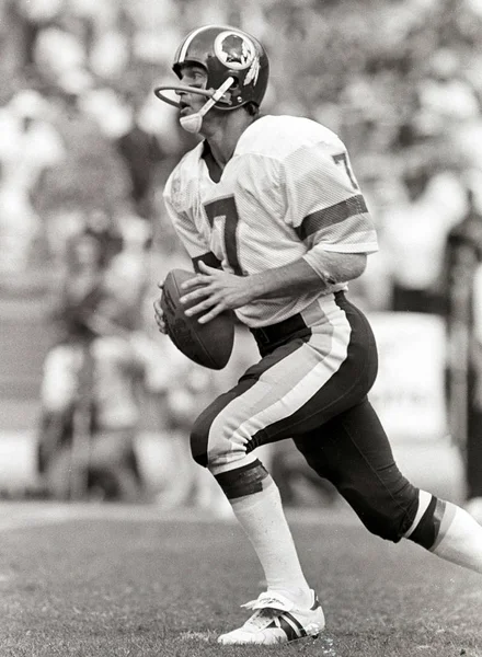 Joe Theismann Quarterback Der Washington Redskins Spiel — Stockfoto