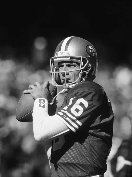 Joe Montana Quarterback Voor San Francisco 49Ers — Stockfoto