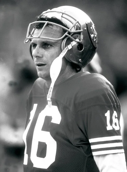 Joe Montana Quarterback Pour Les 49Ers San Francisco — Photo