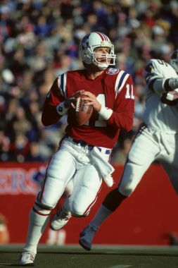 Tony Eason Quarterback New England Patriots için.