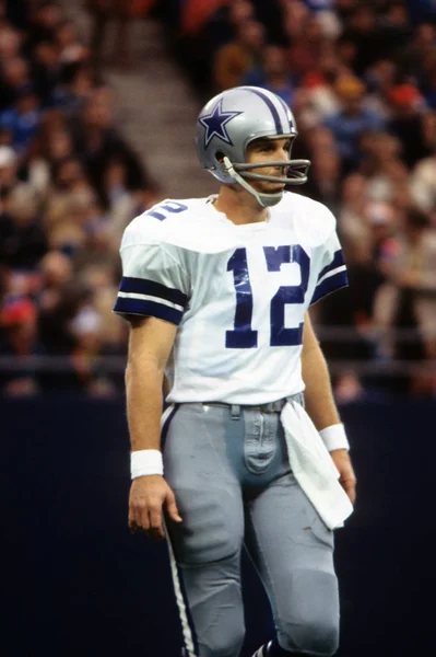 Roger Staubach Quarterback Dallas Cowboys Için — Stok fotoğraf