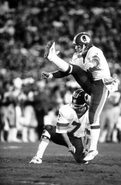 Mark Mosley Kicker for the Washington Redskins in Super Bowl XVII
