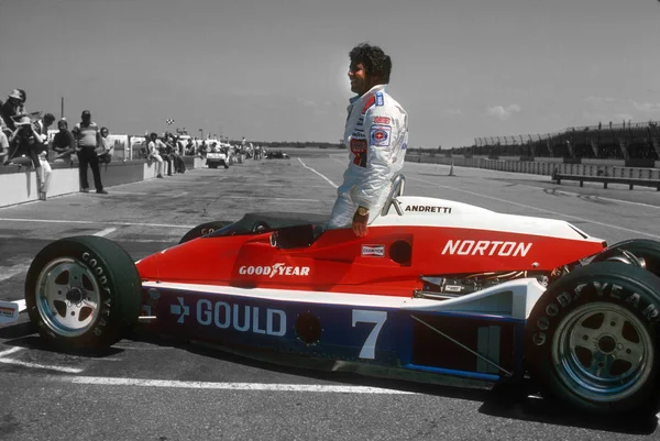 Mario Andretti Indy Autofahrer 1978 — Stockfoto