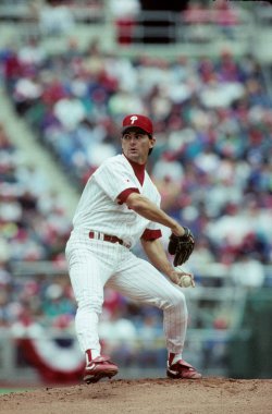 Terry Mulholland sürahi Philadelphia Phillies için.