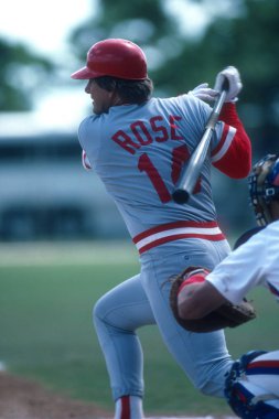 Pete Rose adlı yarasa Cincinnati Reds için.