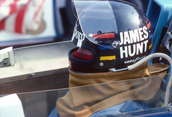  James Hunt At A Formula One Race In His Car.