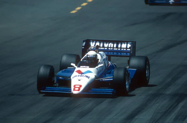 Raul Boesel Indy Verseny Autó Driver1986 — Stock Fotó