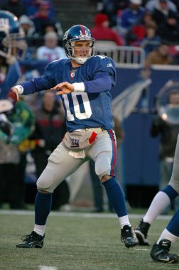  New York Giants Eli Manning oyun kurucusu