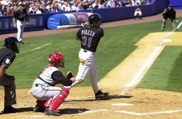 Mike Piazza Catcher Para New York Mets — Fotografia de Stock