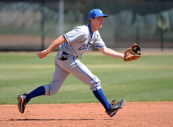 High School Secundaria Béisbol Juego Acción Que Juega East Valley — Foto de Stock