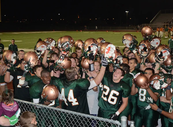 High School Fotboll Spel Action Lokal Skola Fotot Togs Arizona — Stockfoto