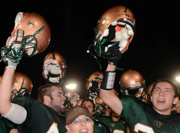 High School Football Game Action Local School Photo Taken Arizona — Stock Photo, Image