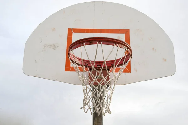 Basketball hoop with basketball net to be used at a local recreation center in Queen Creek Arizona.