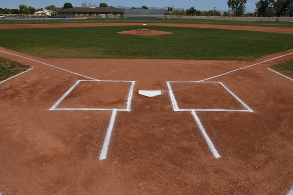 High School Baseballspiel Action Die East Valley Gilbert Arizona Gespielt — Stockfoto