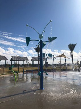 Gilbert, Arizona 'da yeni açılan çocuklar için Aqua park istasyonları.