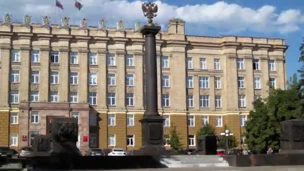 Belgorod memorial stad van militaire glorie Rechtenvrije Stockvideo's