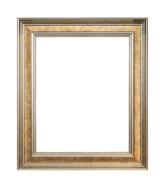 Beyaz üstüne çerçevesi izole