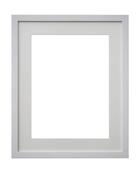 Quadro isolado em branco — Fotografia de Stock