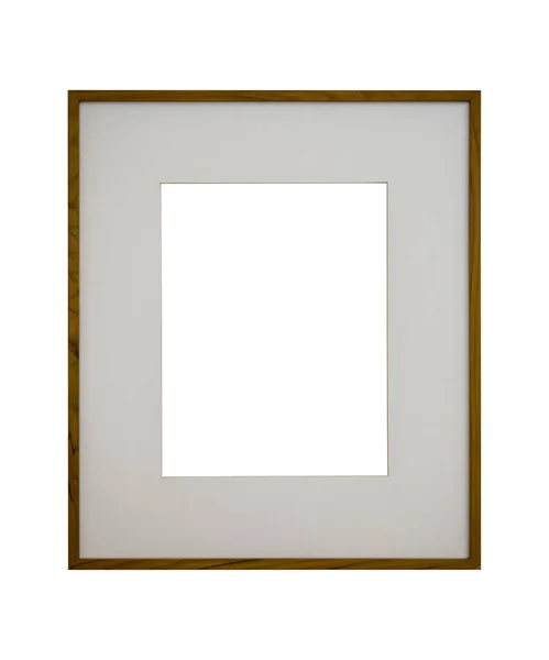 Quadro isolado em branco — Fotografia de Stock