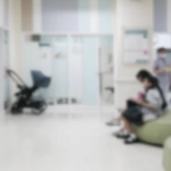 Abstract blur of children hospital — Stock Photo, Image